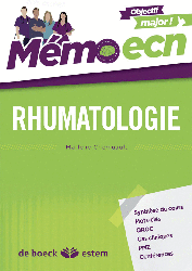 Rhumatologie - M.CHERRUAULT - ESTEM-VUIBERT - Mmo ECN