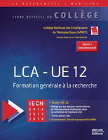 LCA - UE 12 - Collge National des Enseignants de Thrapeutique (APNET)