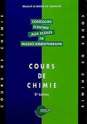 Cours de chimie - Elisabeth LE MASNE DE CHERMONT - HEURES DE FRANCE - 