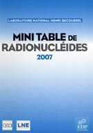 Mini-table de radionuclides - Laboratoire National Henri Becquerel - EDP SCIENCES - 