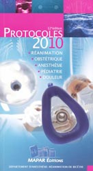 Protocoles 2010 d'anesthsie ranimation - MAPAR